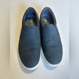 Dr. Scholls Women's Memory Foam Cool Fit Black Slip On Shoes Sz 8 M Bluish Gray
